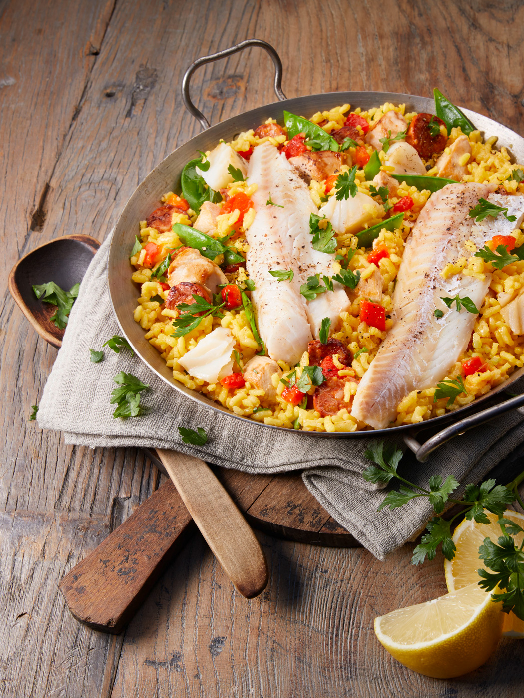 Alaska Kabeljau Paella